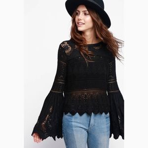 Free people lace top